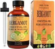 Bergamot Essential Oil ,1oz, Premium Therapeutic Grade, 100% Pure and Natural, Perfect for Aromatherapy, Relaxation, Improved Mood and Much More by Manufactured and Distributed by Mary Tylor Naturals