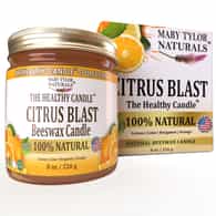 Citrus Blast Candle (8 oz / 226 g) - The Healthy Candle ™ Collection by Mary Tylor Naturals