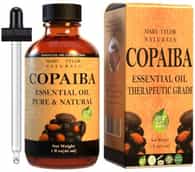 Copaiba Essential Oil, 1 oz, 100% Pure and Natural, Therapeutic Grade, Perfect for Aromatherapy, DIY Skin Care, Hair Care and so much more!!!!! Manufactured and Distributed by Mary Tylor Naturals