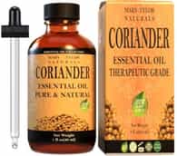 Coriander Essential Oil (1 oz), Premium Therapeutic Grade, 100% Pure and Natural, Perfect for Aromatherapy, Relaxation, Improved Mood and Much More by Mary Tylor Naturals