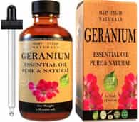 Geranium Essential Oil, 1 oz, 100% Pure and Natural, Therapeutic Grade, Perfect for Aromatherapy, DIY Skin Care, Hair Care and So Much more, Manufactured and Distributed by Mary Tylor Naturals