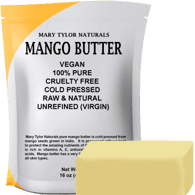 Mango Butter 1 Lb, 100% Pure and Natural, Cold Pressed, Unrefined, Manufactured and Distributed by Mary Tylor Naturals