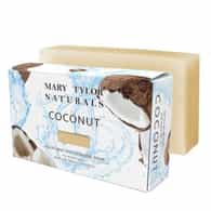 Coconut Natural Handmade Soap Bar (4 oz Each) – Cruelty Free & Non-GMO – Relaxing Aroma, Rejuvenate skin and Hair, Mary Tylor Naturals