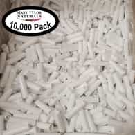 10,000 White Lip Balm Containers with Caps, BPA-Free, Made in USA, Wholesale, Distributed by Mary Tylor Naturals