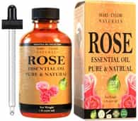 Rose Essential Oil (1 oz), Premium Therapeutic Grade, 100% Pure and Natural, Perfect for Aromatherapy, Relaxation, Improving Mood and Much More by Mary Tylor Naturals