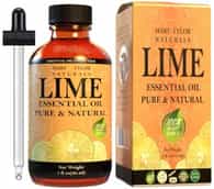 Lime Essential Oil, 4oz, 100% Pure and Natural, Perfect for Aromatherapy, DIY Skin Care, Hair Care and So Much more, Manufactured and Distributed by Mary Tylor Naturals