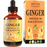 Ginger Essential Oil, 1 oz, 100% Pure and Natural, Perfect for Aromatherapy, DIY Skin Care, Hair Care and So Much more, Manufactured and Distributed by Mary Tylor Naturals