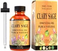 Clary Sage Essential Oil (4 oz), Premium Therapeutic Grade, 100% Pure and Natural, Perfect for Aromatherapy, Relaxation, Promote Digestive Health and Much More by Mary Tylor Naturals
