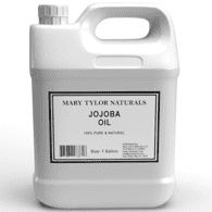 Jojoba Oil, 1 Gallon, Bulk, 100% Pure and Natural, Wholesale, Manufactured and Distributed by Mary Tylor Naturals