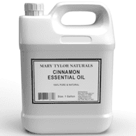Cinnamon Essential Oil, 1 Gallon, Wholesale, 100% Pure and Natural, Great for DIY, Aromatherapy, Skin, Hair, Manufactured and Distributed by Mary Tylor Naturals