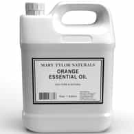 Sweet Orange Essential Oil, 1 Gallon, Wholesale, 100% Pure and Natural, Perfect for Aromatherapy, DIY Skin Care, Hair Care and So Much more, Manufactured and Distributed by Mary Tylor Naturals