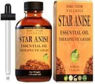 Star Anise Essential Oil (1 oz), Premium Therapeutic Grade, 100% Pure and Natural, Perfect for Aromatherapy, Relaxation, Improved Mood and Much More by Mary Tylor Naturals