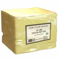 Organic Cocoa Butter, 10lbs, USDA Certified Organic by Mary Tylor Naturals