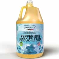Peppermint Liquid Castile Soap (128 oz|1 gal) The Healthy Suds ™ Collection by Mary Tylor Naturals