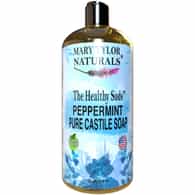 Peppermint Liquid Castile Soap (32 oz) The Healthy Suds ™ Collection by Mary Tylor Naturals