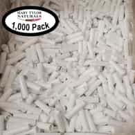 1,000  White Lip Balm Containers with Caps, Wholesale, BPA-Free, Made in USA, Distributed by Mary Tylor Naturals