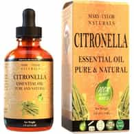 Citronella Essential Oil, 4 oz, 100% Pure and Natural by Mary Tylor Naturals