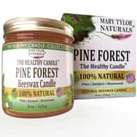Pine Forest Beeswax Candle (8 oz / 226 g) - The Healthy Candle ™ Collection by Mary Tylor Naturals
