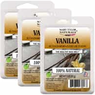 Vanilla 3pack-Wax Melt-(3 oz/85 g) – The Healthy Wax Melt – Made with Pure Beeswax and Pure Vanilla Oleoresin by Mary Tylor Naturals