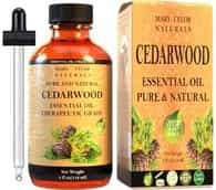 Cedarwood Essential Oil 4 oz, Premium Therapeutic Grade, 100% Pure and Natural, Perfect for Aromatherapy, Relaxation, Improved Mood and Much More Manufactured and Distributed by Mary Tylor Naturals
