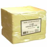 Organic Cocoa butter 5 lb USDA Certified Organic Wholesale Block