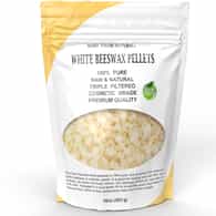 White Beeswax Pellets 1lb,100% Pure and Natural, great for DIY candlemaking, lip balms, Manufactured and Distributed by Mary Tylor Naturals