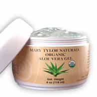 organic Aloe Vera Gel 4 oz, USDA certified by Mary Tylor Naturals