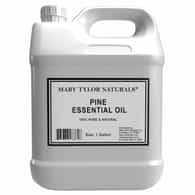 Pine Essential Oil, 1Gal, 100% Pure and Natural, Therapeutic Grade, Perfect for Aromatherapy, DIY Skin Care, Hair Care and So Much more, Manufactured and Distributed by Mary Tylor Naturals