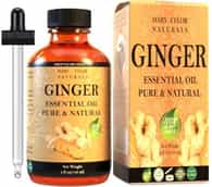 Ginger Essential Oil (4 oz), Premium Therapeutic Grade, 100% Pure and Natural, Perfect for Aromatherapy, Boost Immunity, Promoting Digestive Health, and Much More by Mary Tylor Naturals