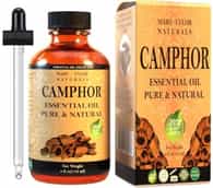 Camphor Essential Oil, 4 oz, Premium Therapeutic Grade, 100% Pure and Natural, Perfect for Aromatherapy, DIY Balms, DIY Creams and Much More Manufactured and Distributed by Mary Tylor Naturals