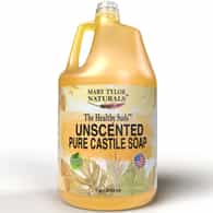 Fragrance Free Liquid Castile Soap (128 oz|1 gal) The Healthy Suds ™ Collection by Mary Tylor Naturals