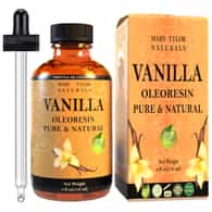 Vanilla Oleoresin Oil, 4 oz, 100% Pure and Natural, Therapeutic Grade, Perfect for Aromatherapy, DIY Skin Care, Hair Care and So Much more, Manufactured and Distributed by Mary Tylor Naturals