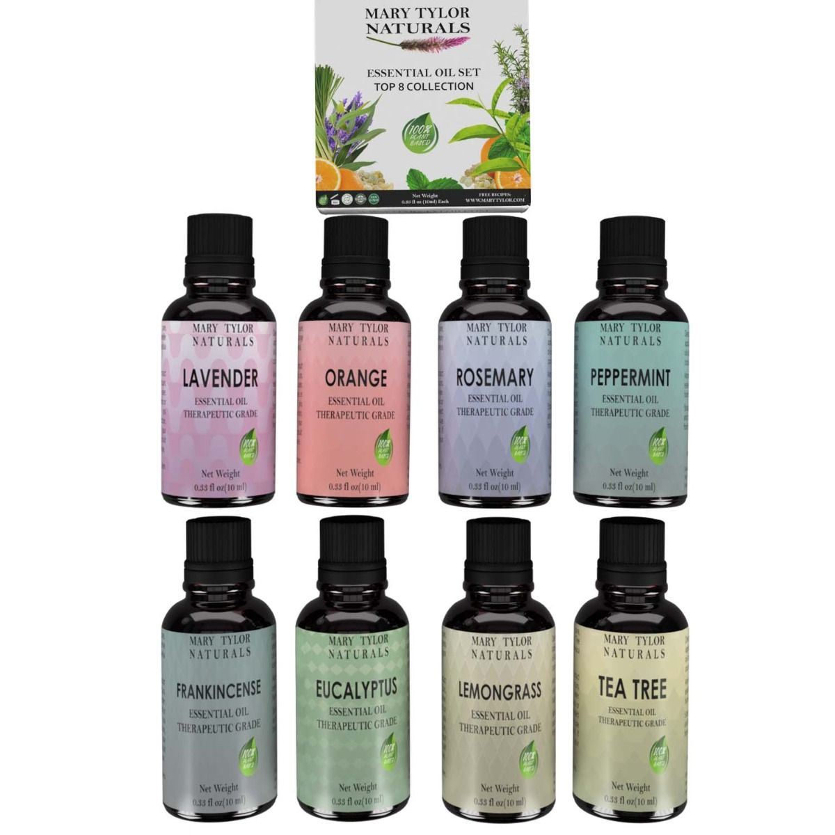 artnaturals Top 3 Essential Oils Set Lavender Tea Tree and Peppermint 3  Piece Set -, 3 Count - Ralphs