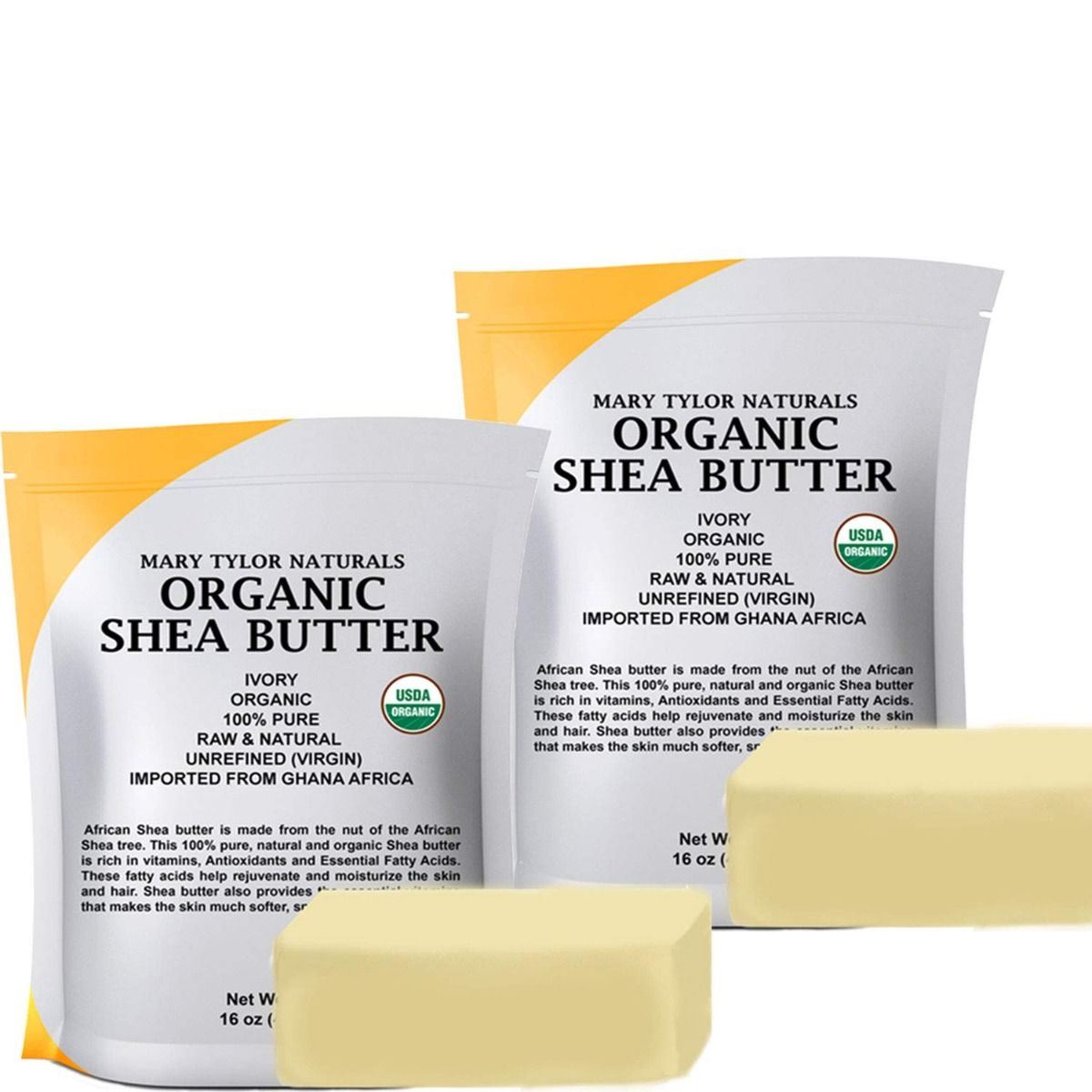Better Shea Butter Unrefined African Shea Butter - Ivory, 100