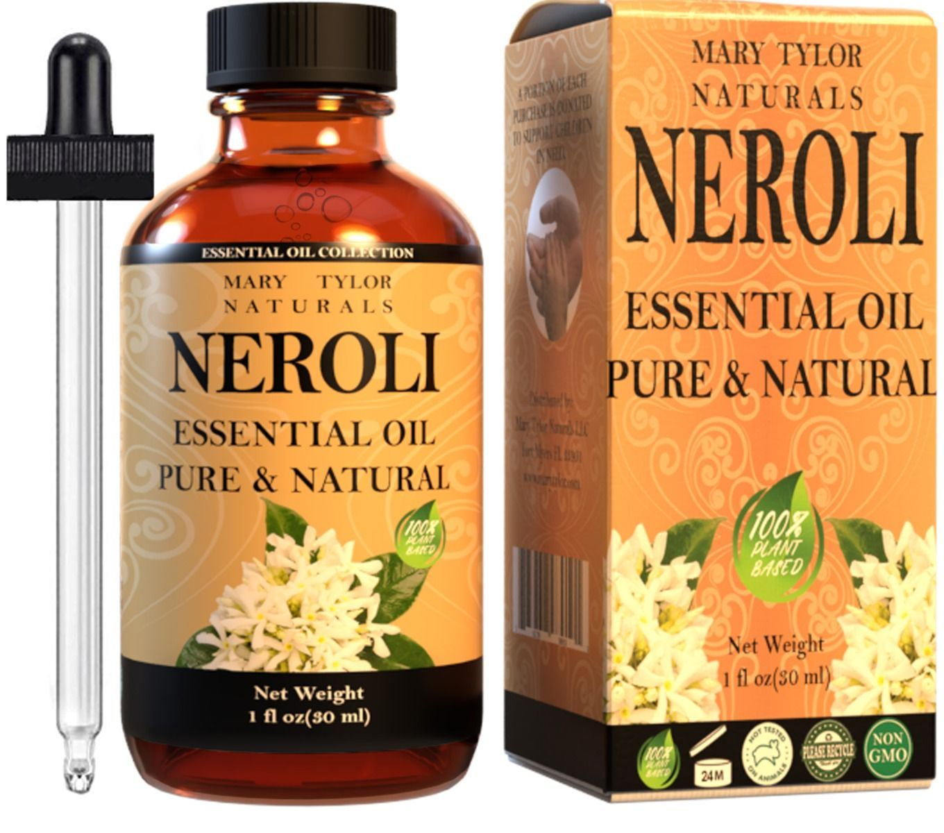 Pure Neroli (Orange Blossom) Essential Oil