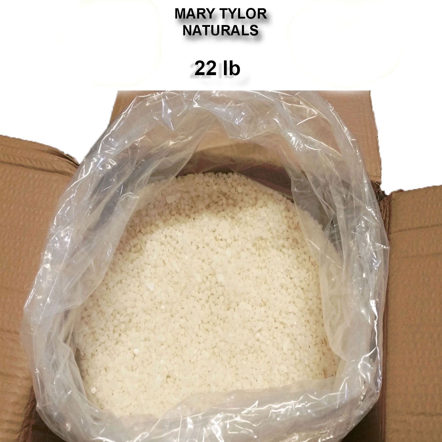 white beeswax pellets, 22 lbs