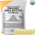 Organic Shea Butter, USDA Certified, 8 oz, Raw, Unrefined Manufactured and Distributed by Mary Tylor Naturals