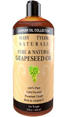 Pure Grapeseed Oil, 16 oz, 100% Pure and Natural, Perfect for DIY Skin Care, Hair Care by Mary Tylor Naturals