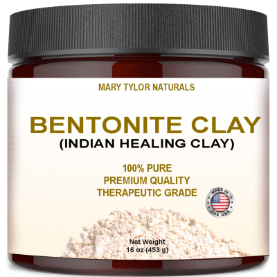 Bentonite Clay (Indial Healing Clay) 16 oz, by Mary Tylor Naturals