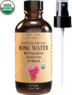 Organic Rose Water Toner Spray 4 oz