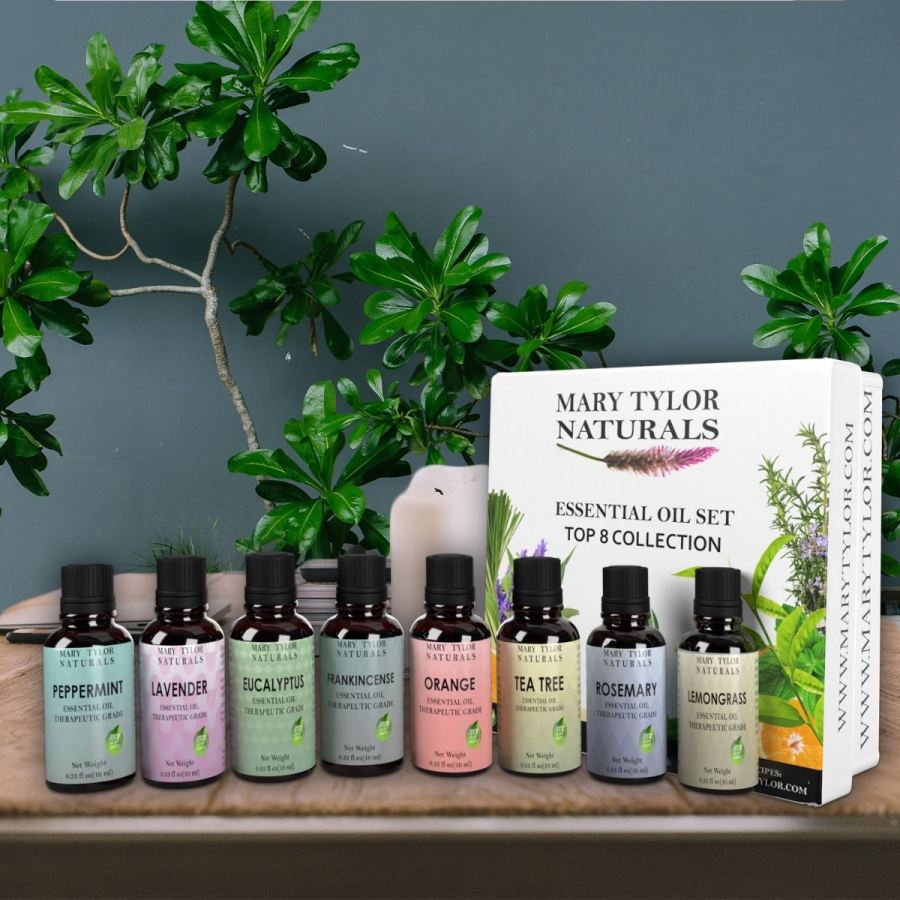 Essential Oils Set: Aromatherapy Gifts