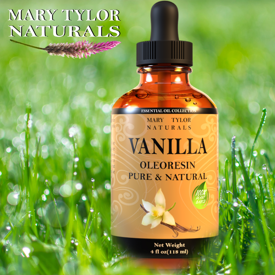 Vanilla Oleoresin Oil, 4 oz, 100% Pure and Natural, Therapeutic Grade,  Perfect for Aromatherapy, DIY Skin Care, Hair Care and So Much more