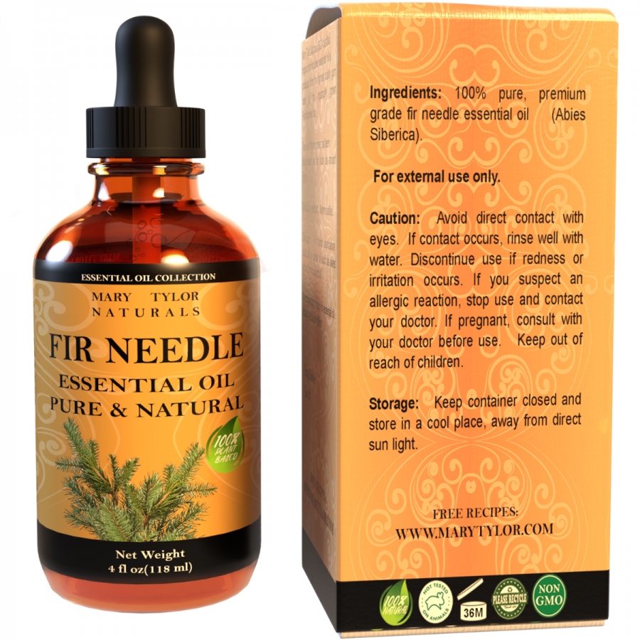 Fir Needle Essential Oil, 4 oz, 100% Pure and Natural, Perfect for  Aromatherapy, DIY Skin Care, Hair Care and So Much more, Manufactured and