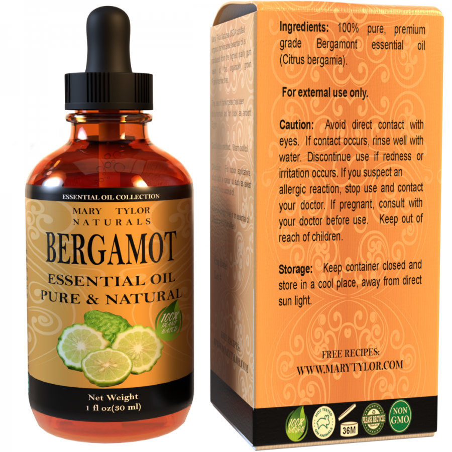 Majestic Pure Bergamot Essential Oil - Pure and Natural - Therapeutic Grade Bergamot Oil, 1 fl oz