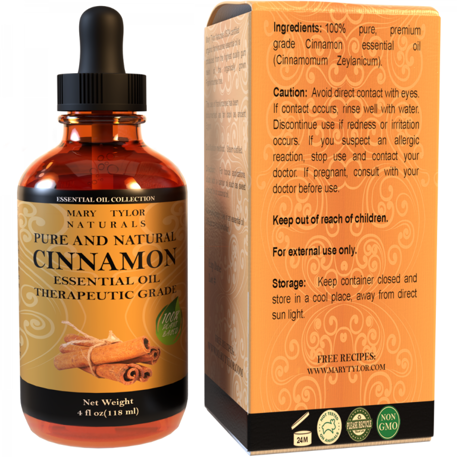 Cinnamon Essential Oil, 4 oz