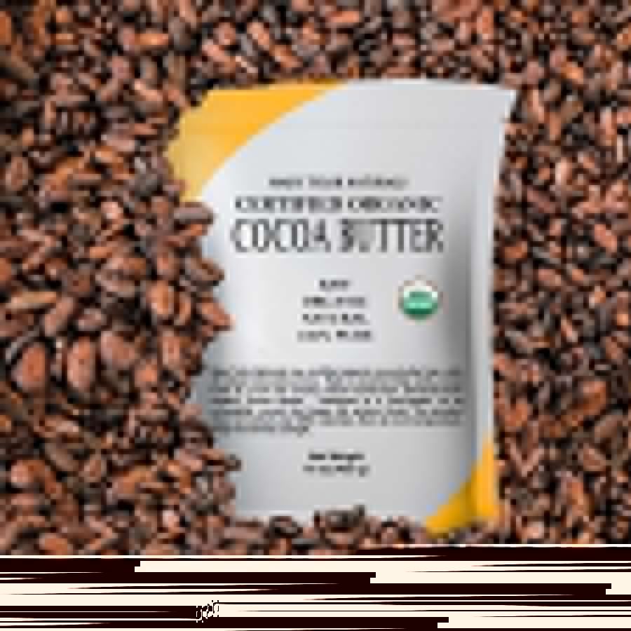 Raw Cocoa Butter 100% Pure Unrefined Organic Chocolate Bean Cacao