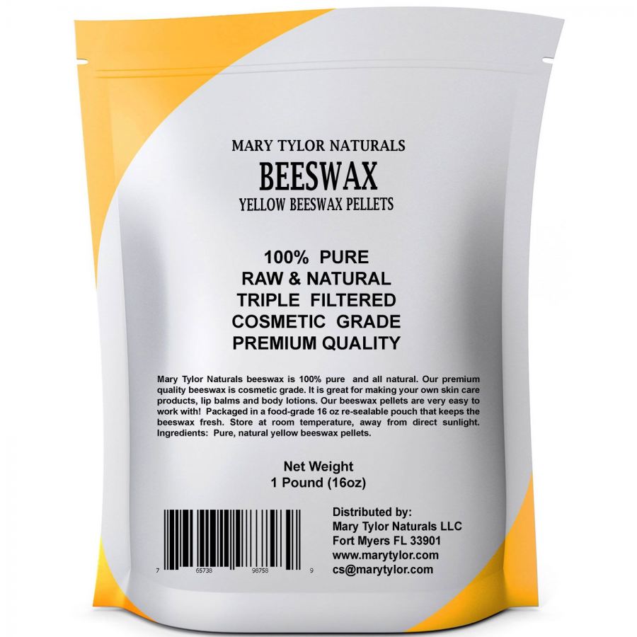 Beeswax Pellets - Triple Filtered, Cosmetic Grade USA Beeswax, Yellow OR  White - Ships FREE 