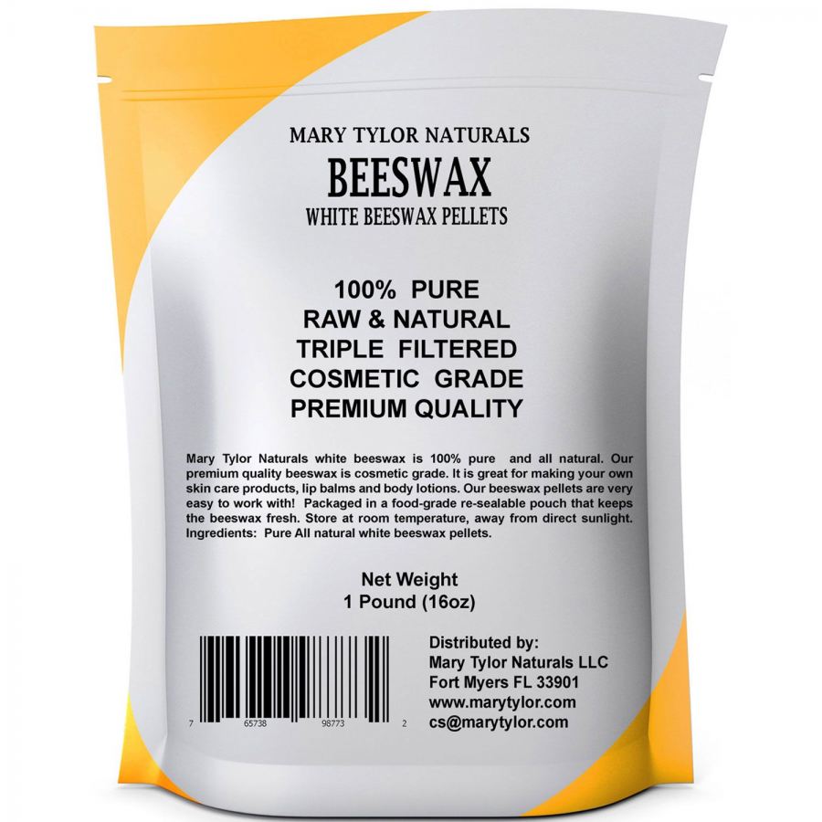 Bees Wax for Candle Making | Raw Beeswax for Candles, Food Grade | 100 Pure  Beeswax Bar For Lotion Making and Lip Balms Making | 1 lb (16 oz) by