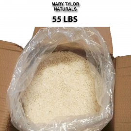 White Beeswax Pellets, 55 lbs, Wholesale,100% Pure and Natural, great for DIY candlemaking, lip balms and so much more!!!! Manufactured and Distributed by Mary Tylor Naturals WBW-0055