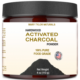Activated Charcoal Powder, 4 oz, by Mary Tylor Naturals ACP-0012